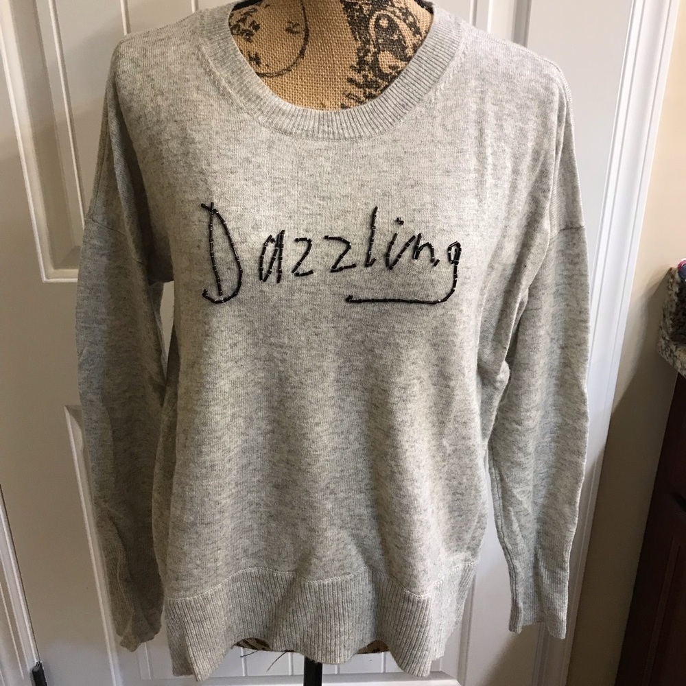 🌻J CREW “Dazzling” Sweater